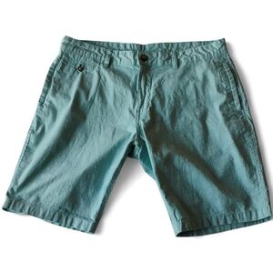 Livergy Aqua Linen Shorts - 36